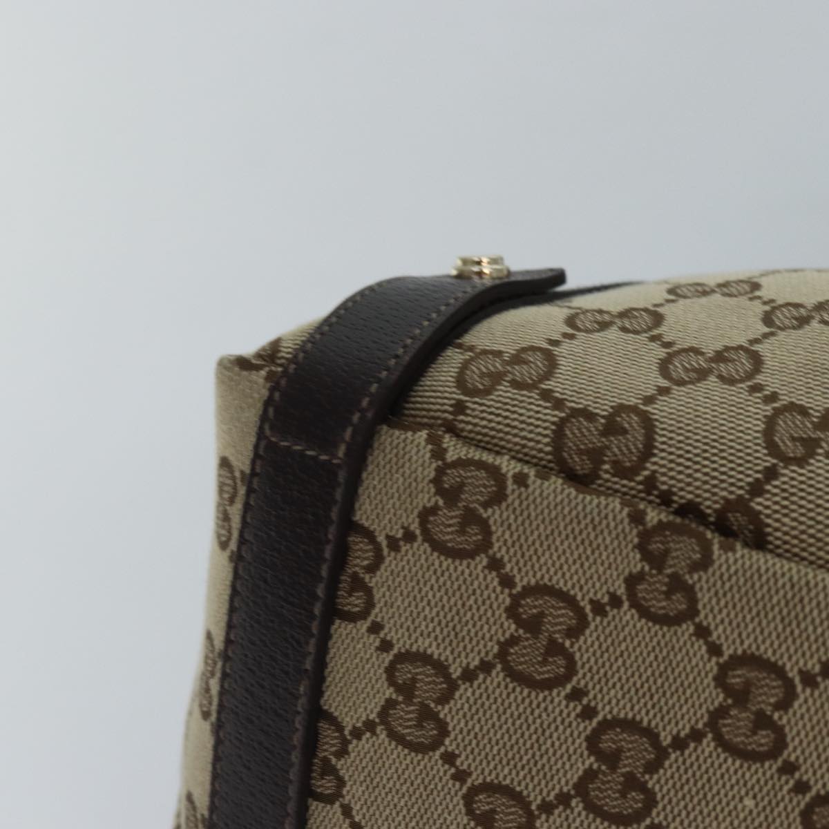 Gucci Abbey, Brown, Canvas, tote