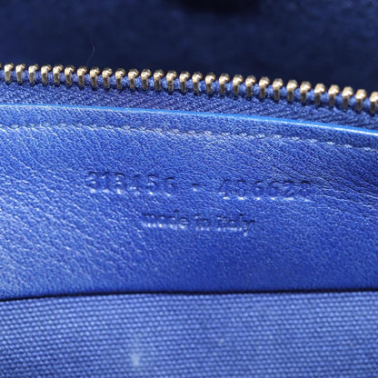 Yves Saint Laurent Muse Two, Blue, Leather, shoulder