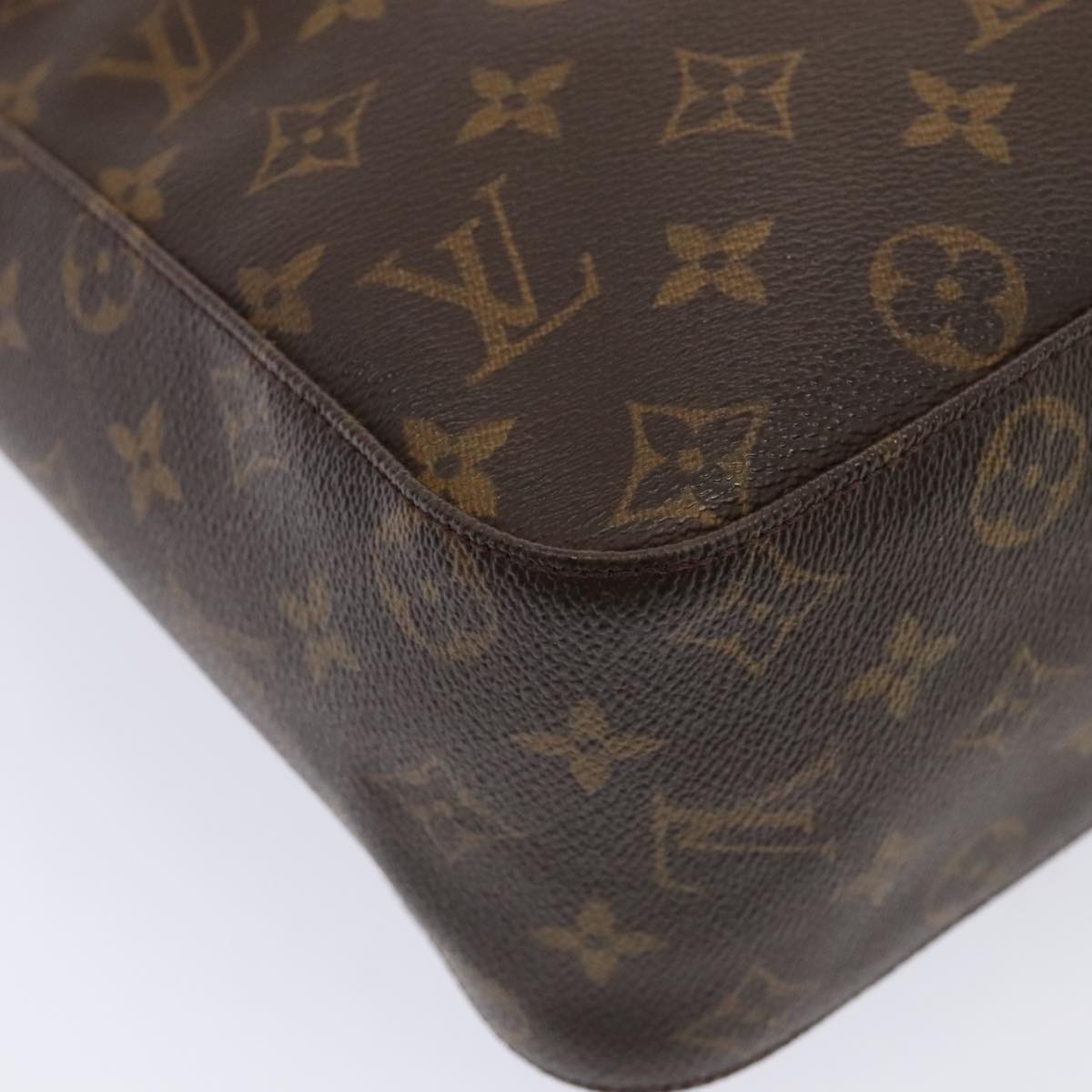 Louis Vuitton Looping GM, Brown, Canvas, shoulder