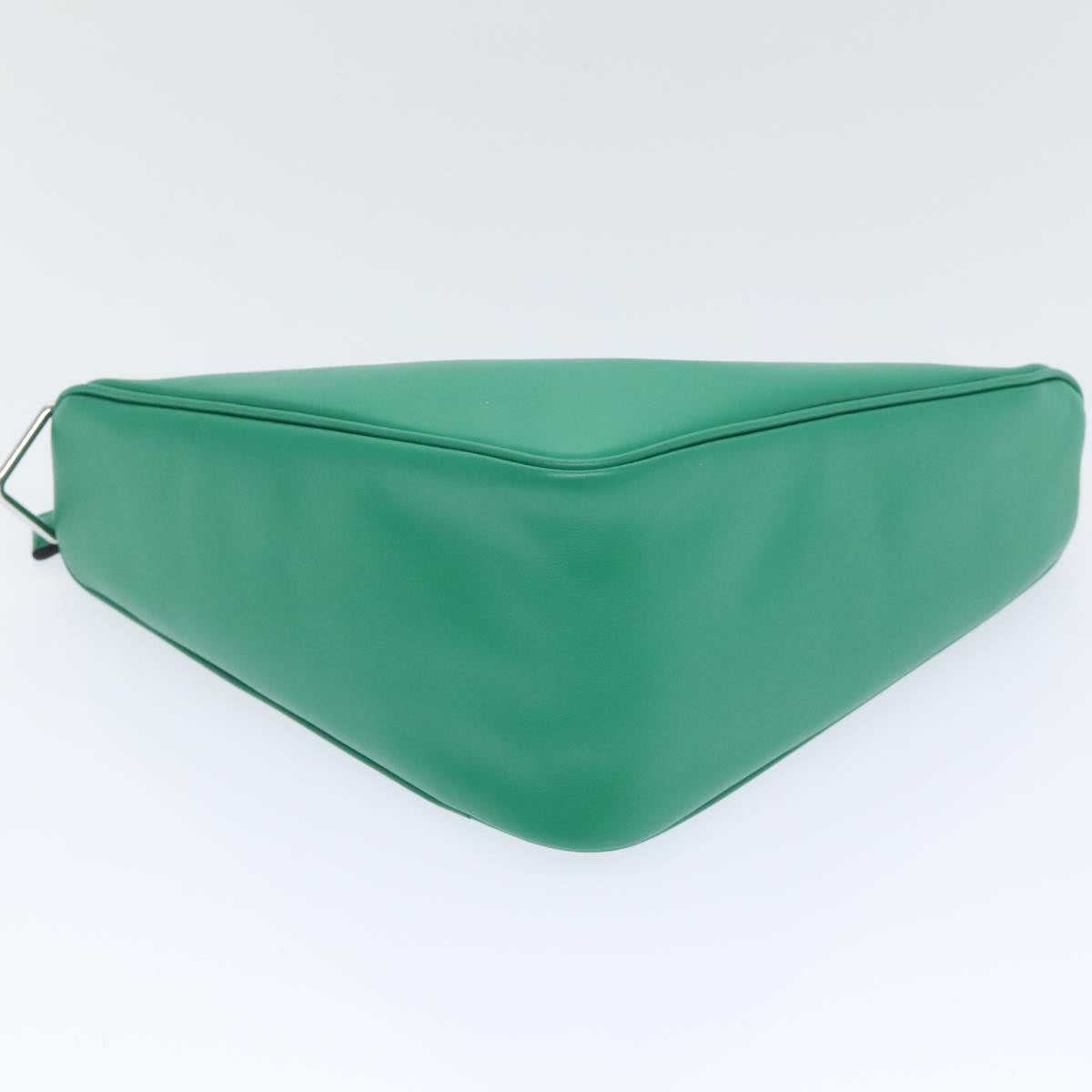 Prada --, Green, Leather, clutch