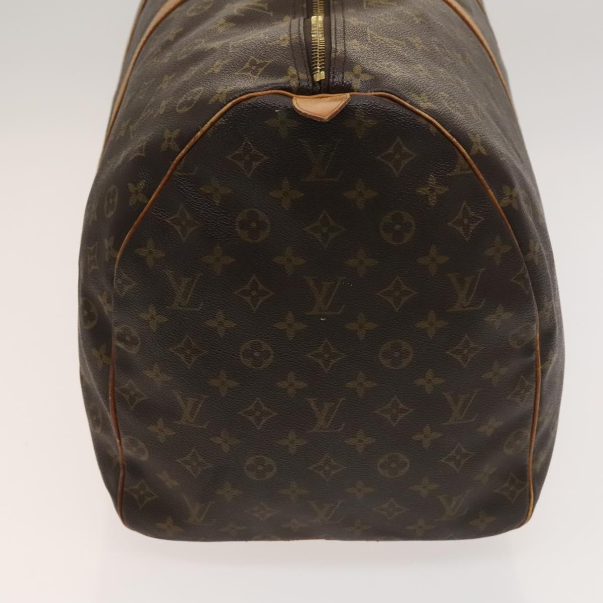 Louis Vuitton Keepall 60, Brown, Canvas, travel