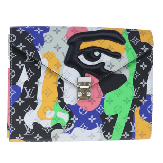 Louis Vuitton, Multicolour, Canvas, clutch