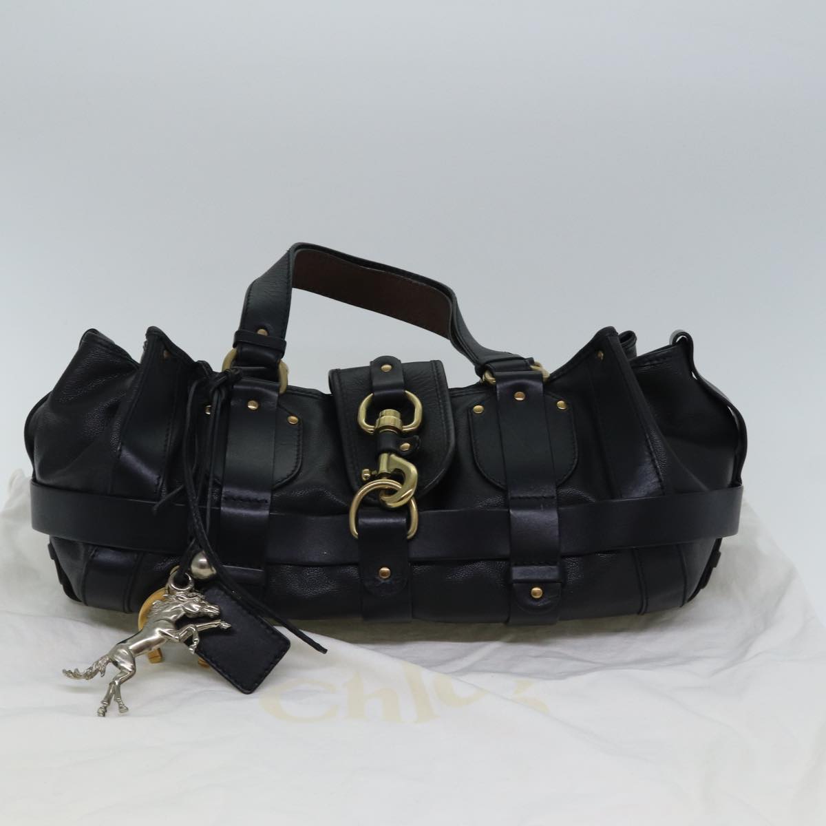 Chloé Kerala, Black, Leather, handbag