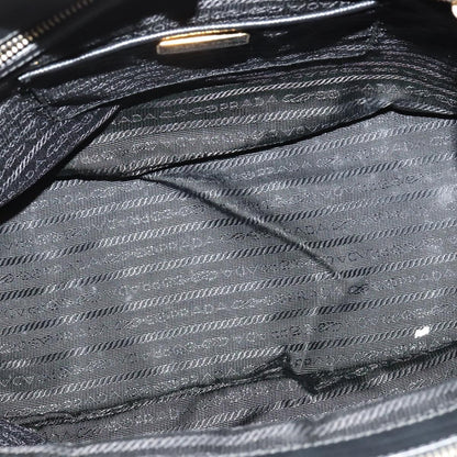 Prada Galleria, Black, Leather, handbag