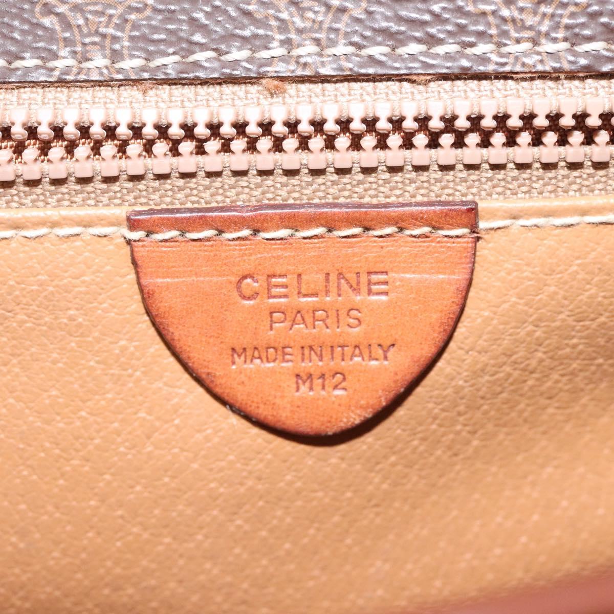 Céline Macadam, Brown, Canvas, shoulder