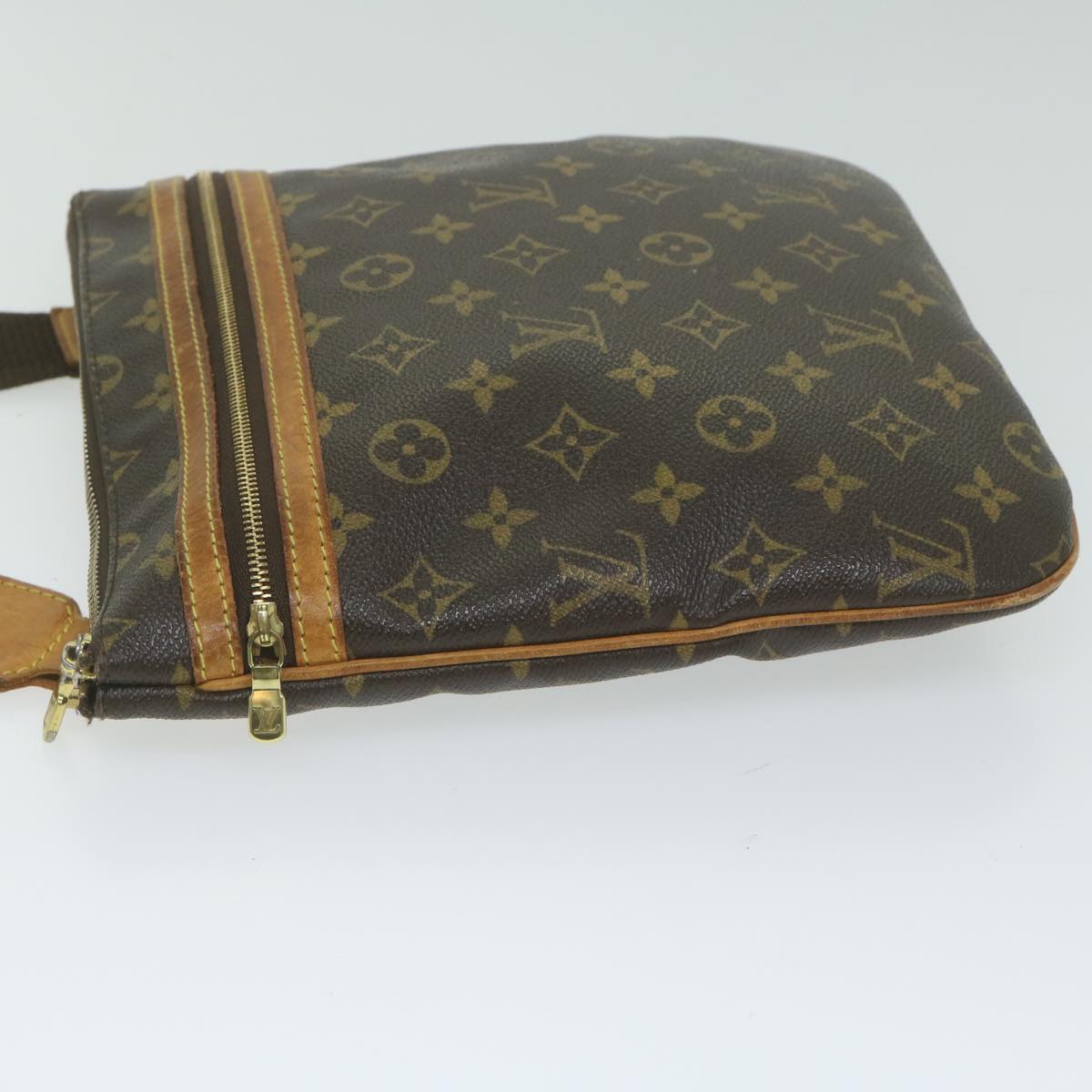 Louis Vuitton Bosphore, Brown, Canvas, shoulder