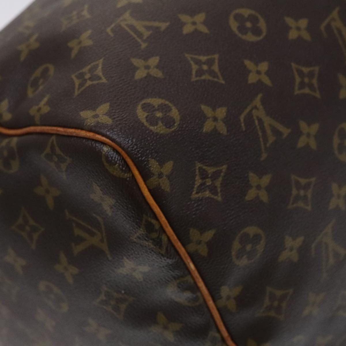 Louis Vuitton Keepall 60, Brown, Canvas, travel