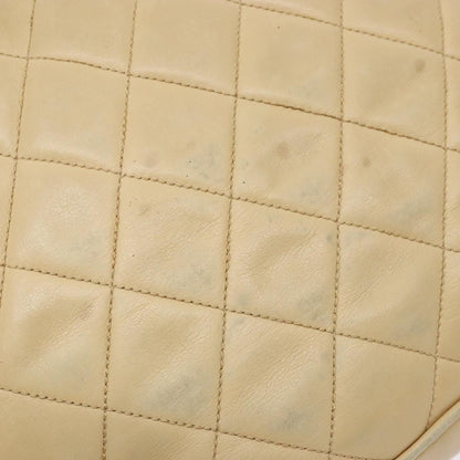 Chanel Quilted, Beige, Leather, shoulder