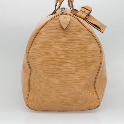 Louis Vuitton Keepall 50, Beige, Leather, travel