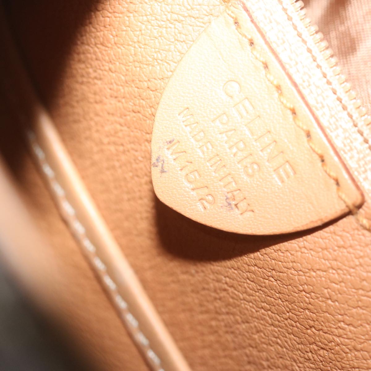 Céline Macadam, Brown, Canvas, handbag