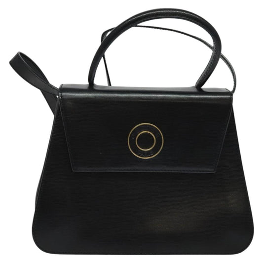 Céline Logo du cercle, Black, Leather, shoulder