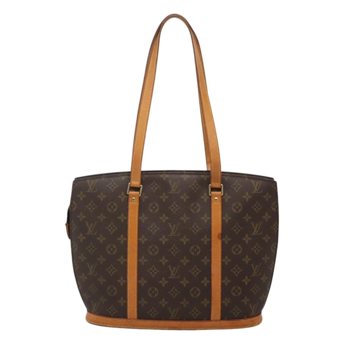 Louis Vuitton Babylone, Brown, Canvas, tote