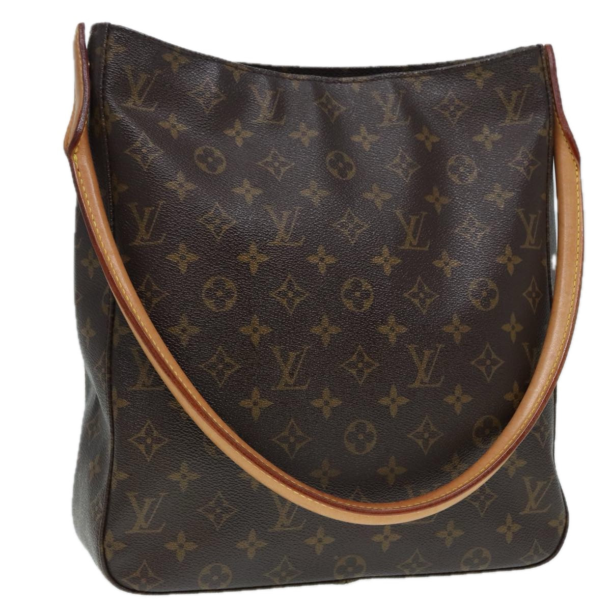 Louis Vuitton Looping GM, Blue, Canvas, shoulder