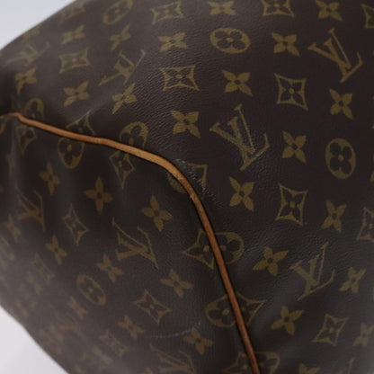 Louis Vuitton Keepall 55, Brown, Canvas, travel