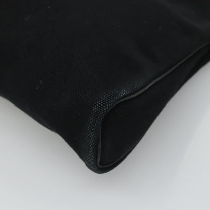 Hermès Heeboo, Black, Canvas, handbag