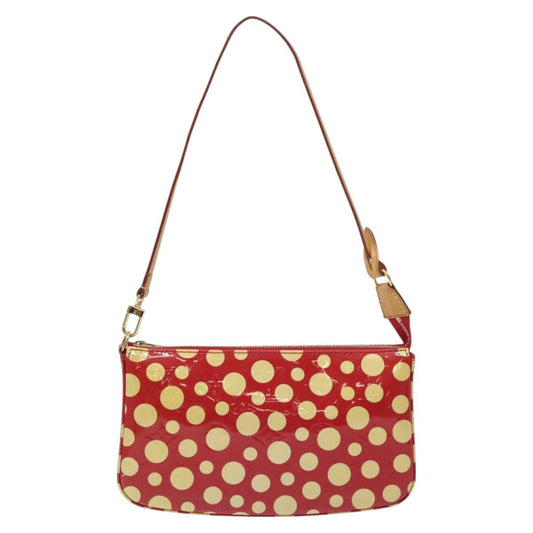 Louis Vuitton Pochette Accessoire, Red, Patent Leather, clutch