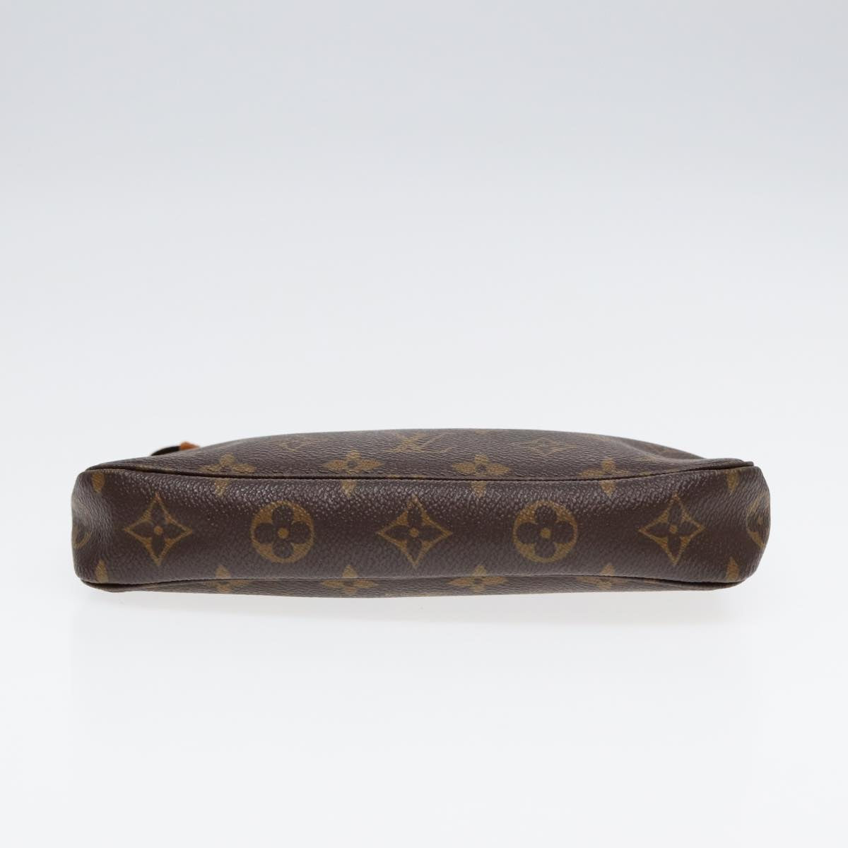 Louis Vuitton Pochette Accessoire, Brown, Canvas, clutch