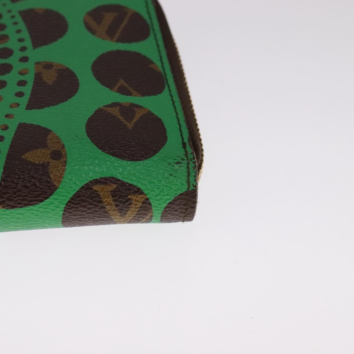 Louis Vuitton Zippy wallet, Green, Canvas, wallet