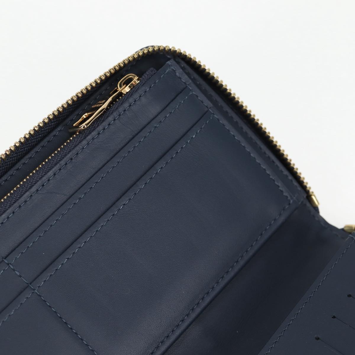 Louis Vuitton Nigo, Navy, Leather, wallet