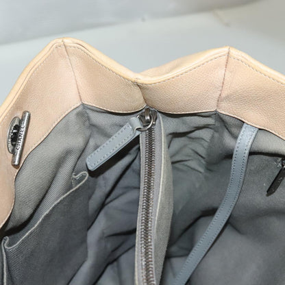 Chanel Wild stitch, Beige, Leather, shoulder