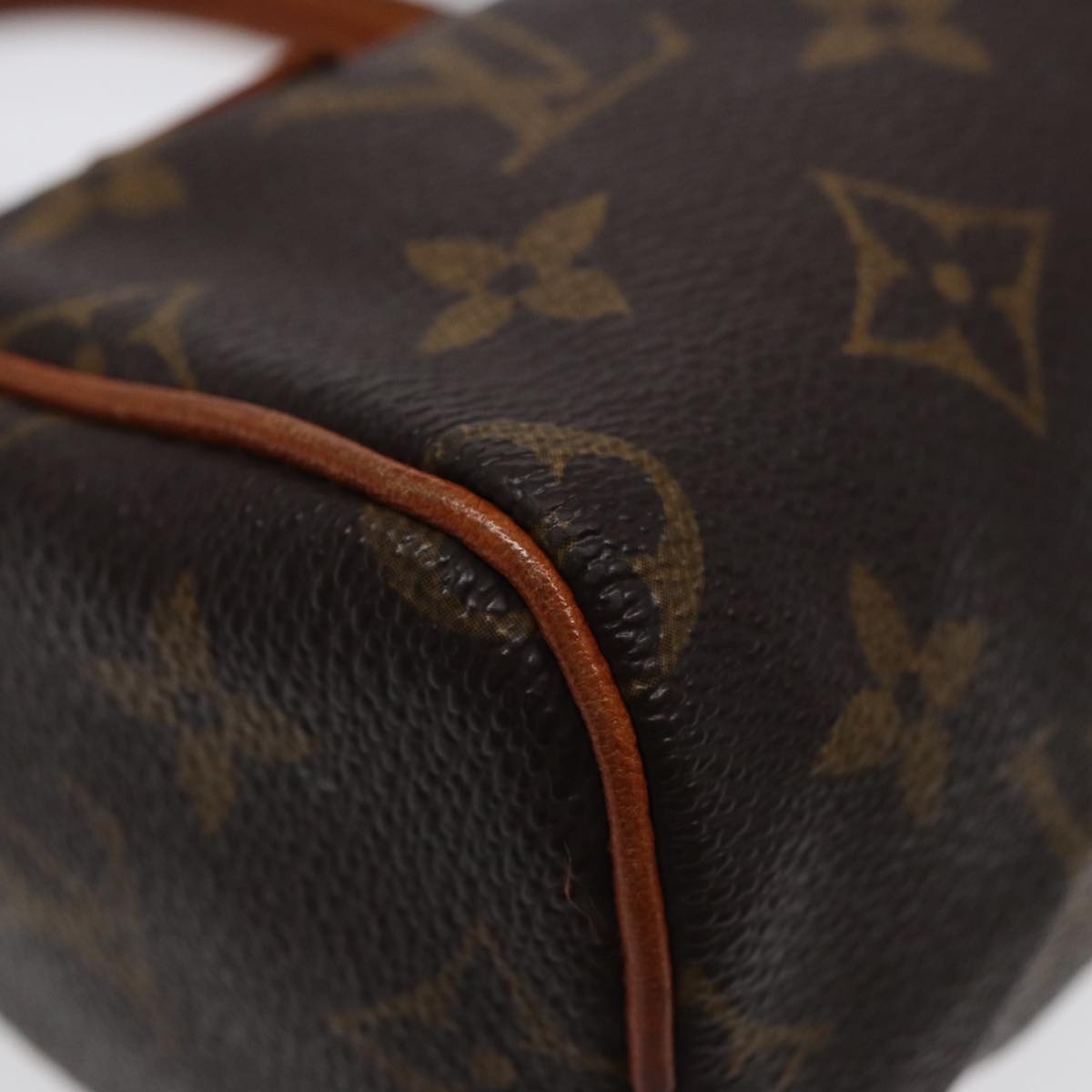 Louis Vuitton Mini speedy, Brown, Canvas, handbag