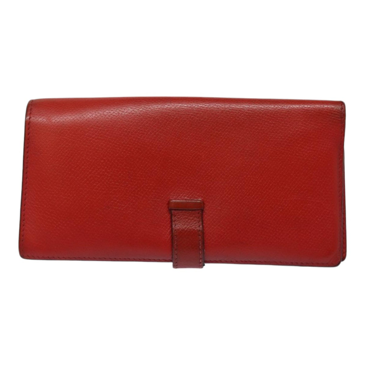 Hermès Béarn, Red, Leather, wallet