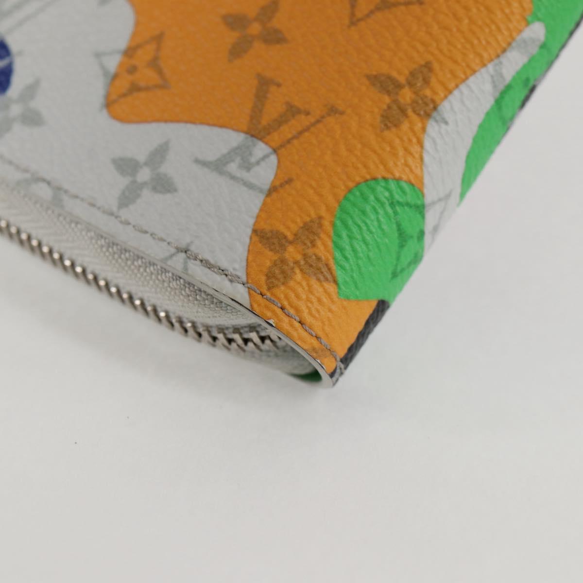 Louis Vuitton Zippy wallet, White, Canvas, wallet