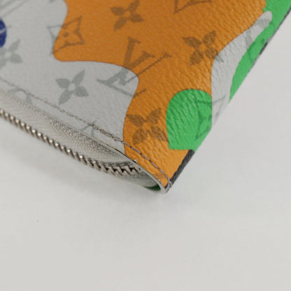 Louis Vuitton Zippy wallet, White, Canvas, wallet