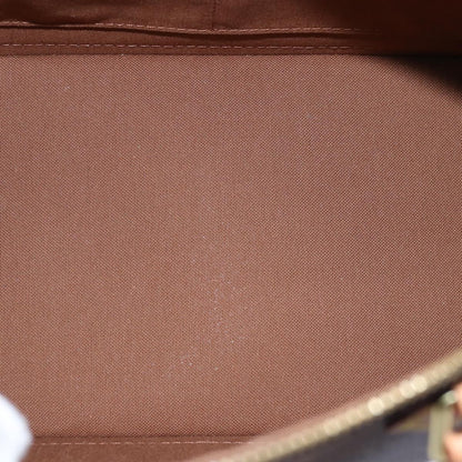 Louis Vuitton Alma, Brown, Canvas, handbag