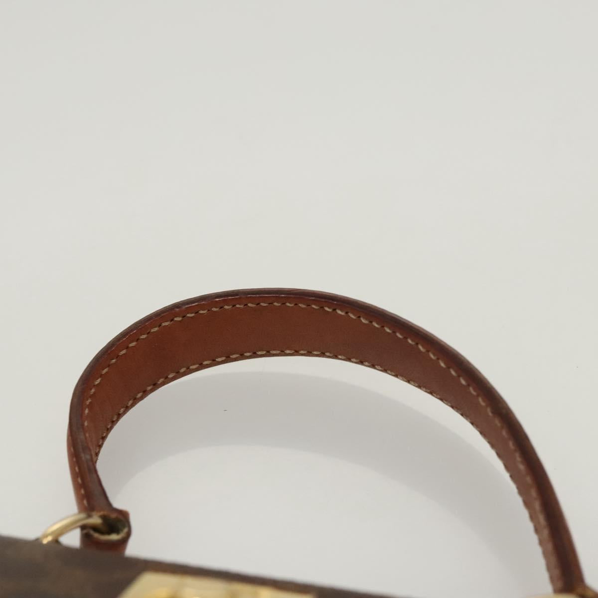 Céline Macadam, Brown, Canvas, handbag