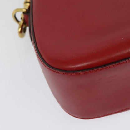 Gucci Lady Web, Red, Leather, shoulder