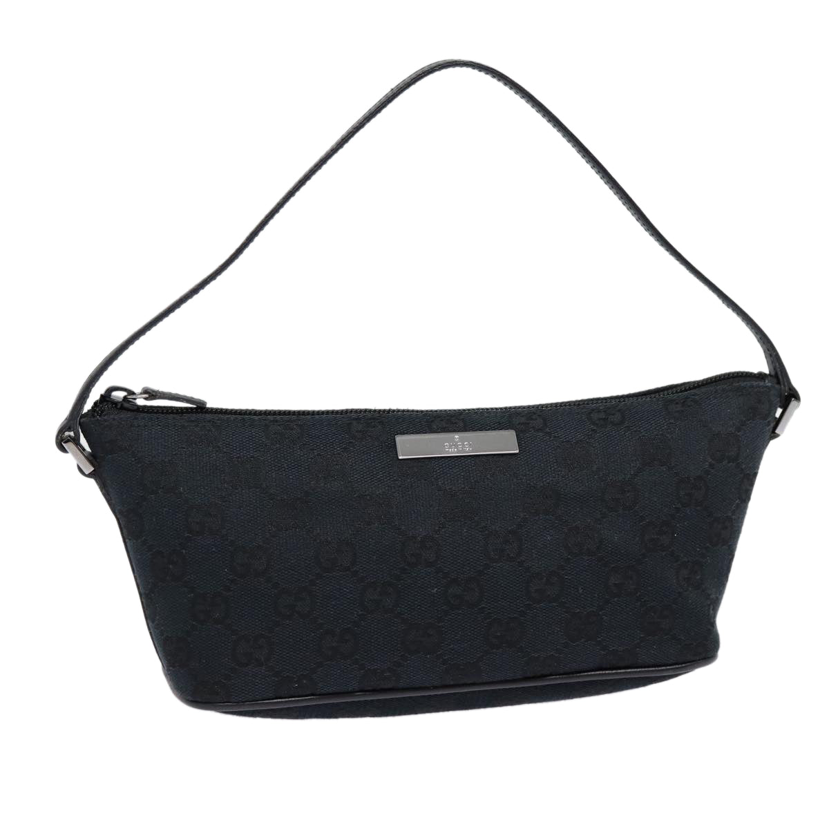 Gucci GG canvas, Black, Canvas, clutch