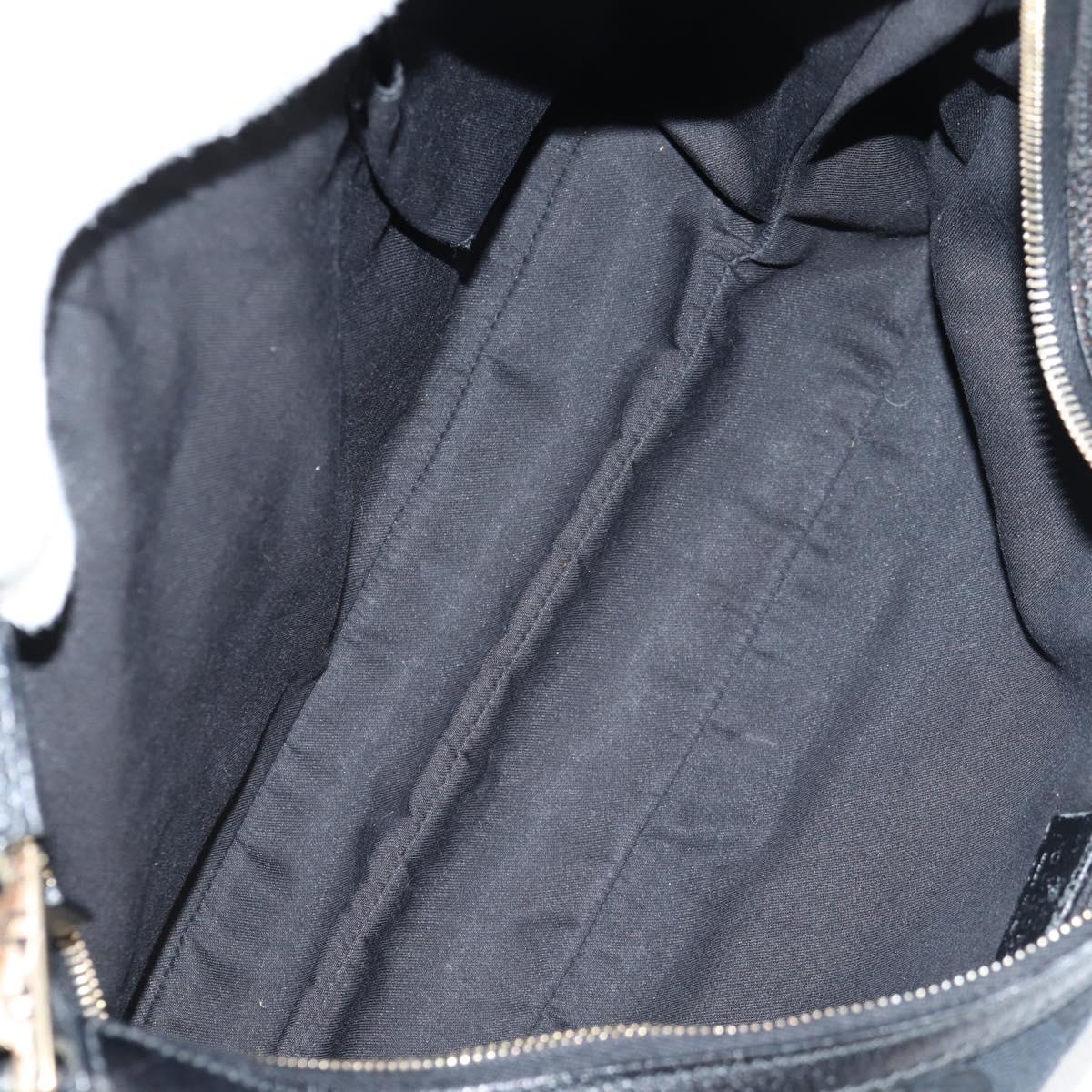 Gucci GG canvas, Black, Canvas, shoulder