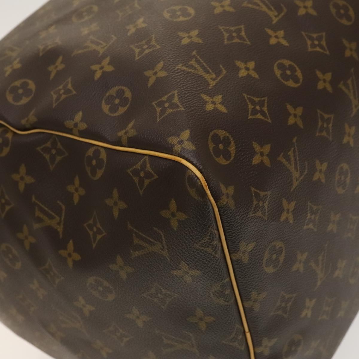 Louis Vuitton Keepall 60, Brown, Canvas, travel