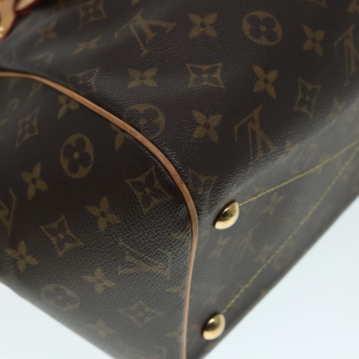 Louis Vuitton Tivoli, Black, Canvas, shoulder