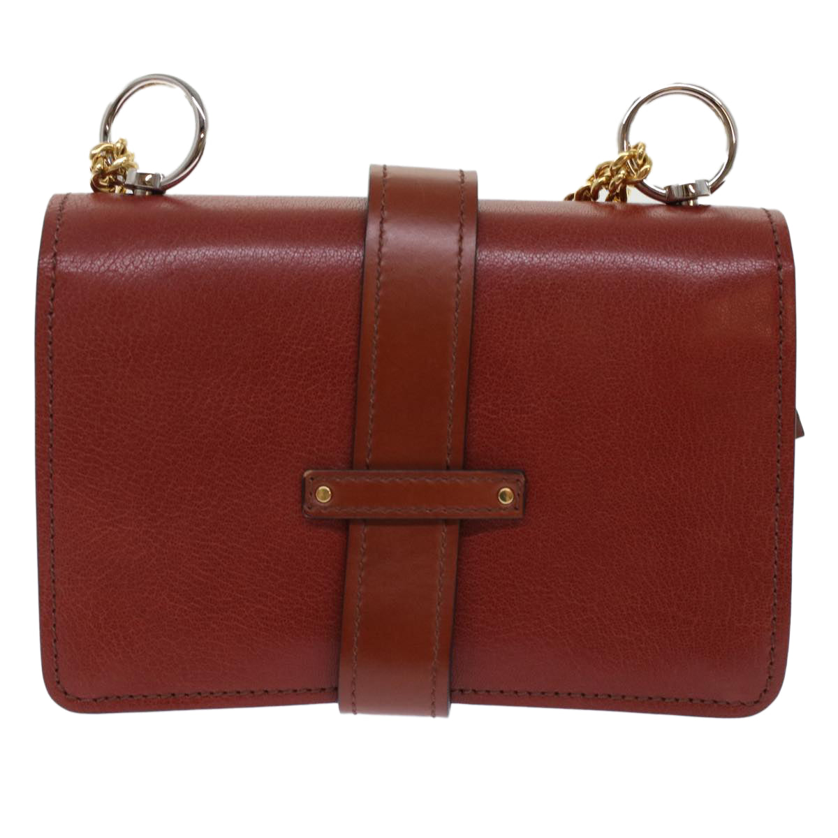 Chloé, Brown, Leather, shoulder