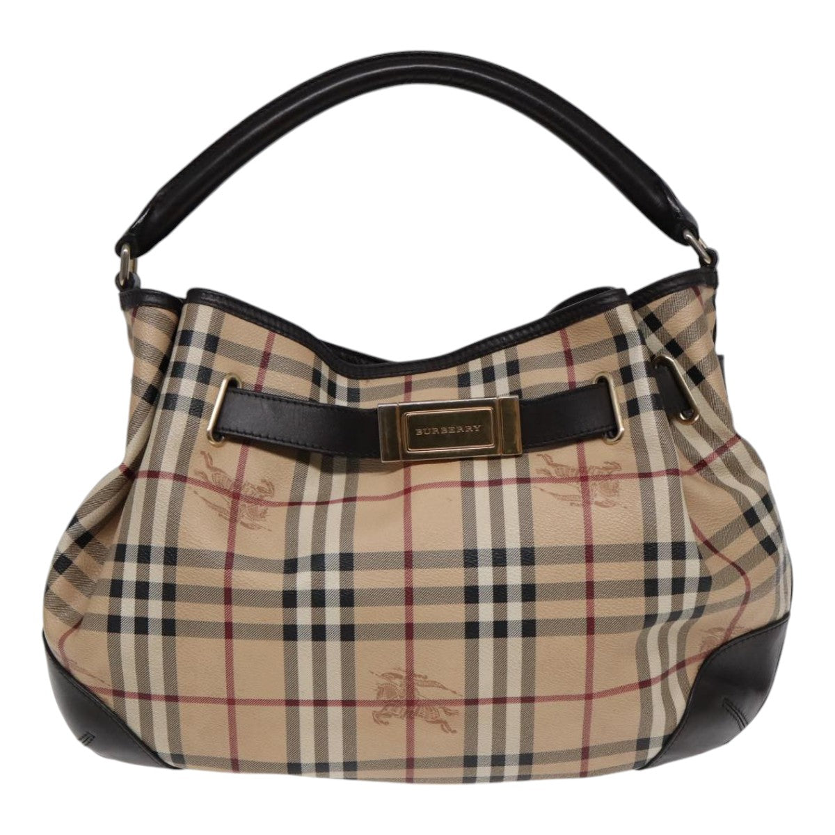 Burberry Nova Check, Beige, Canvas, handbag