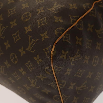 Louis Vuitton Keepall 55, Brown, Canvas, travel