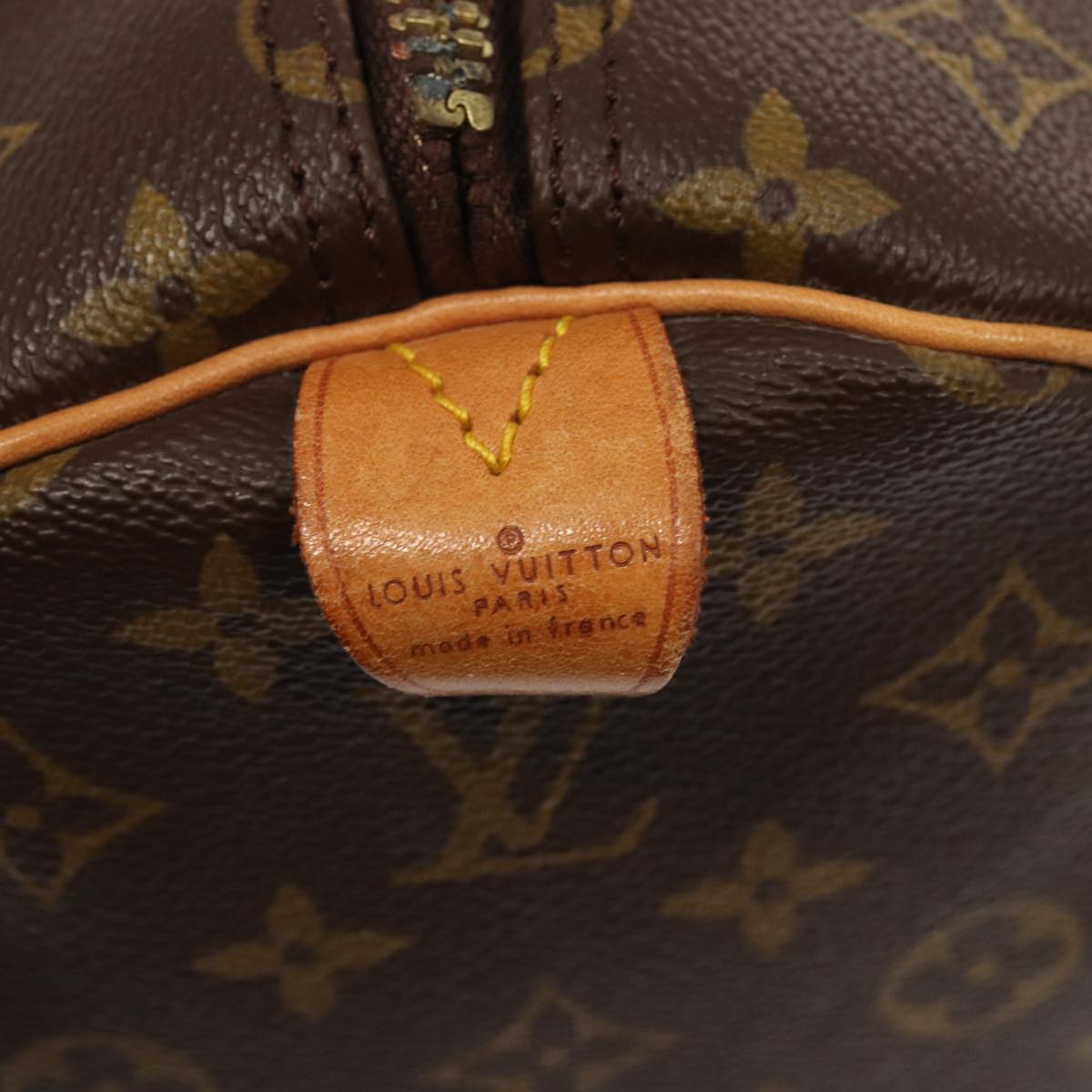 Louis Vuitton Keepall 60, Brown, Canvas, travel