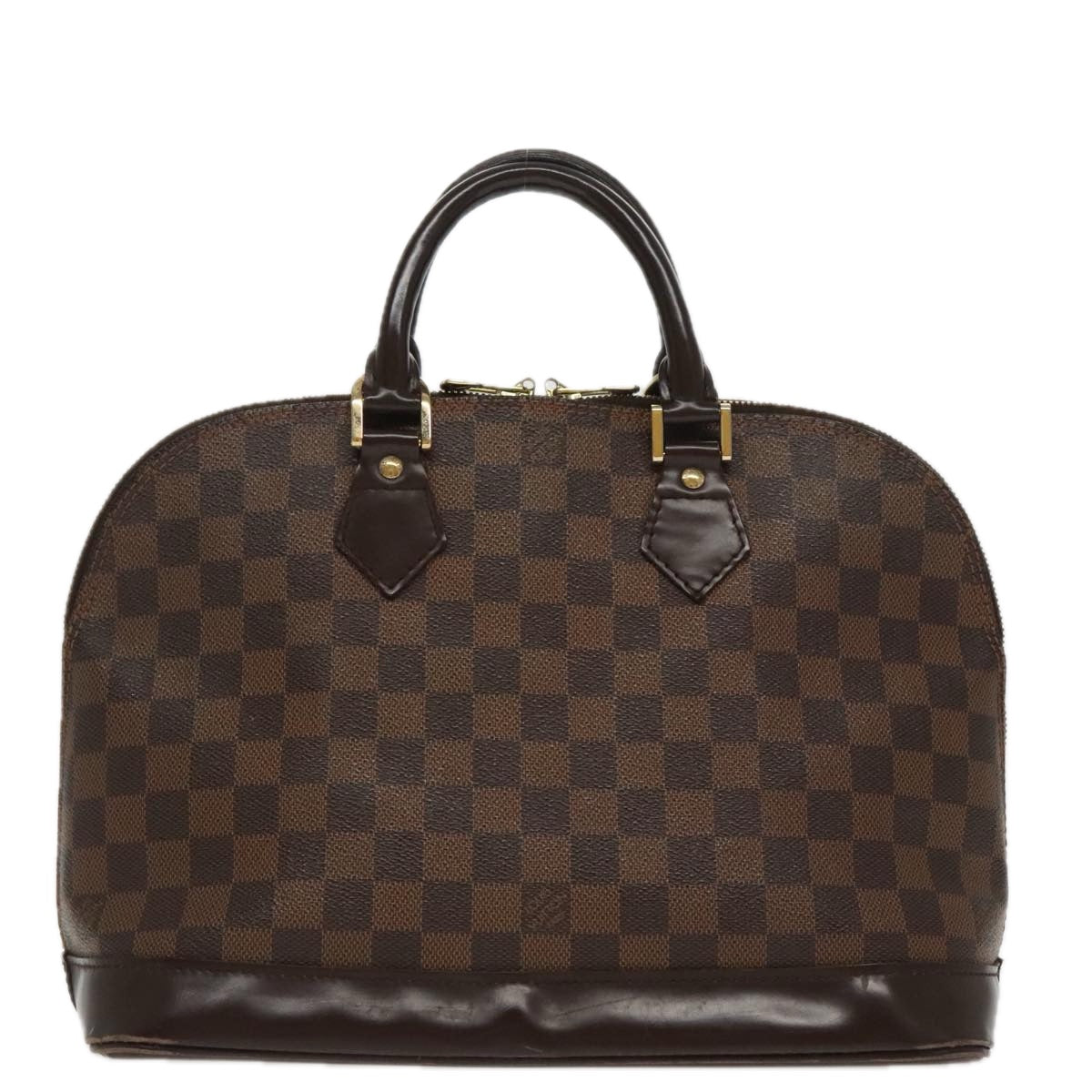 Louis Vuitton Vintage Alma Handbag Damier, BROWN, CANVAS, Handbag