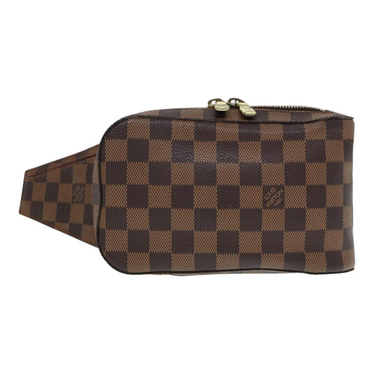 Louis Vuitton Geronimos, Brown, Canvas, clutch