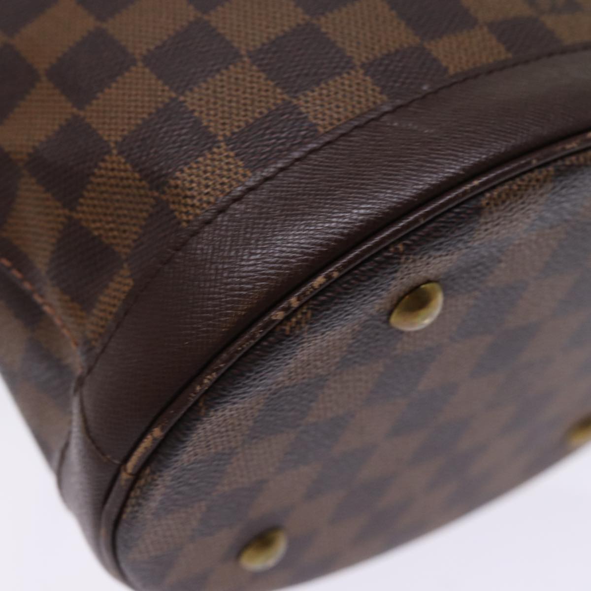 Louis Vuitton Marais, Brown, Canvas, shoulder