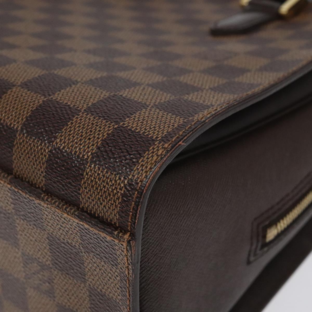 Louis Vuitton Triana, Brown, Canvas, handbag