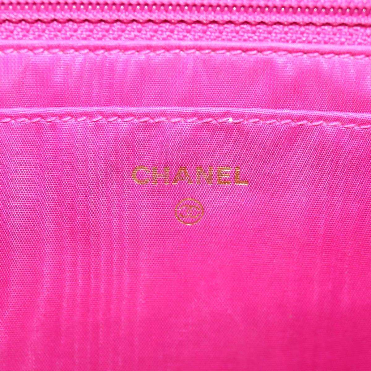Chanel Coco Mark, Pink, Leather, clutch