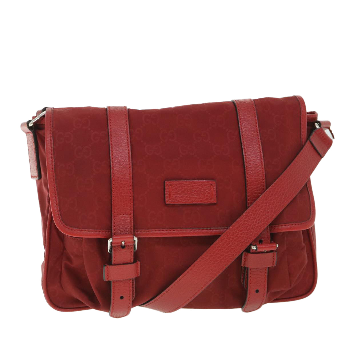 Gucci --, Red, Canvas, shoulder