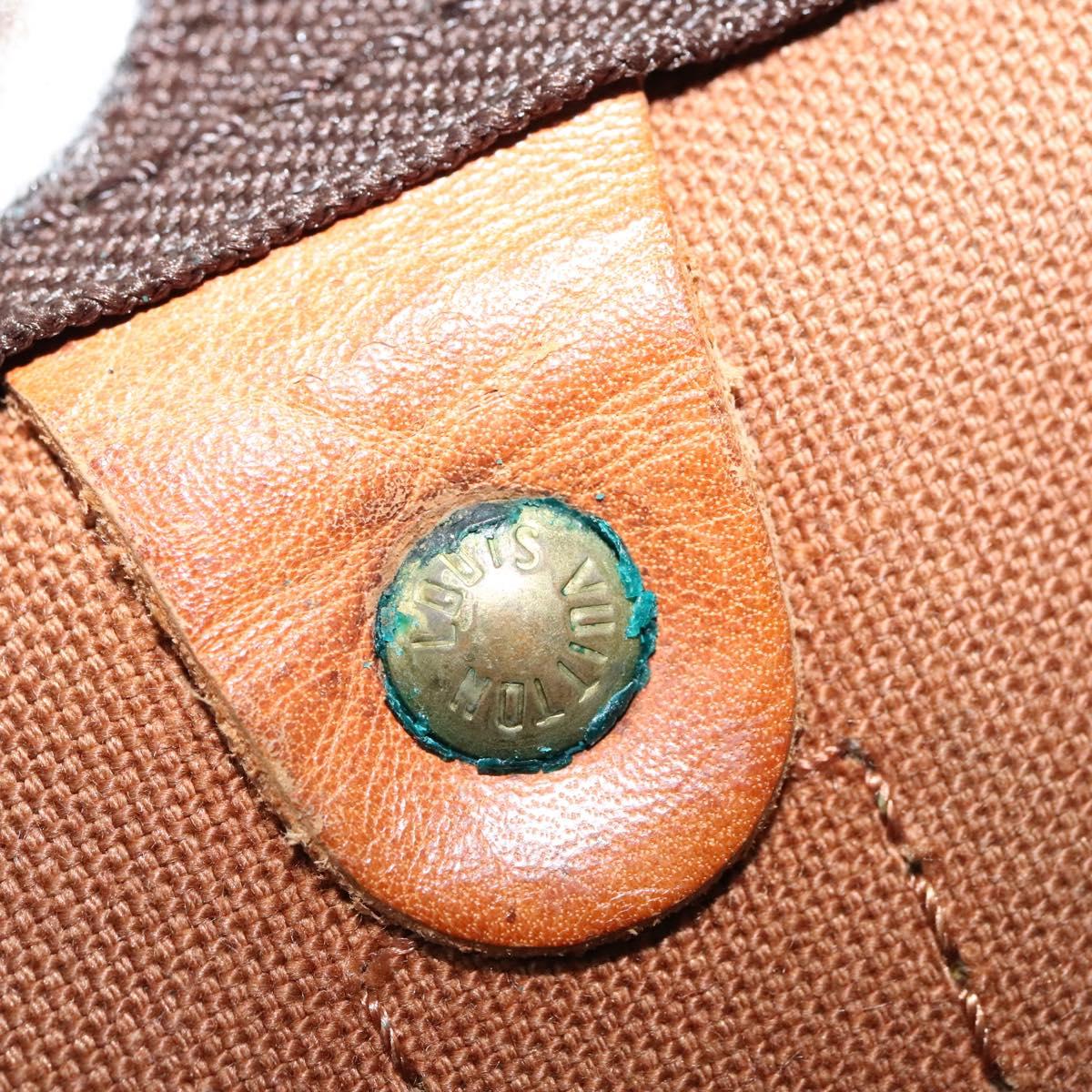 Louis Vuitton Keepall 60, Brown, Canvas, travel
