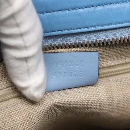 Gucci Micro guccissima, Blue, Leather, handbag