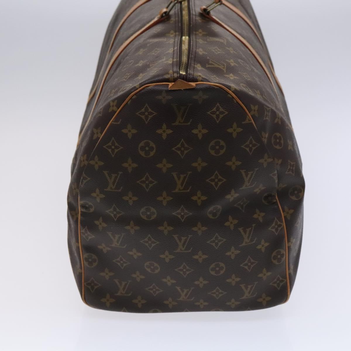 Louis Vuitton Keepall 60, Brown, Canvas, travel