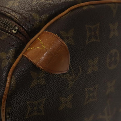 Louis Vuitton Keepall 60, Brown, Canvas, travel