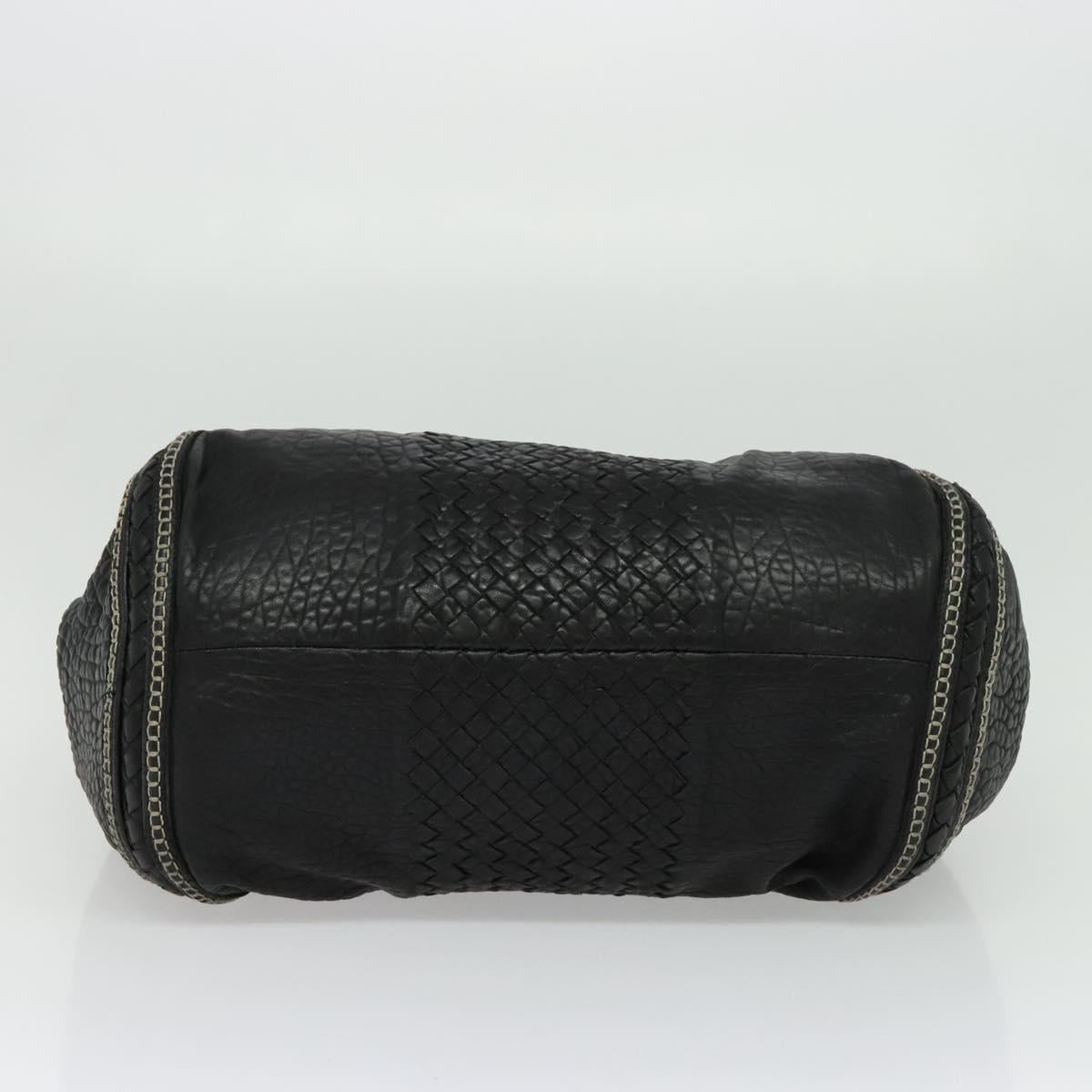 Bottega Veneta, Black, Leather, tote